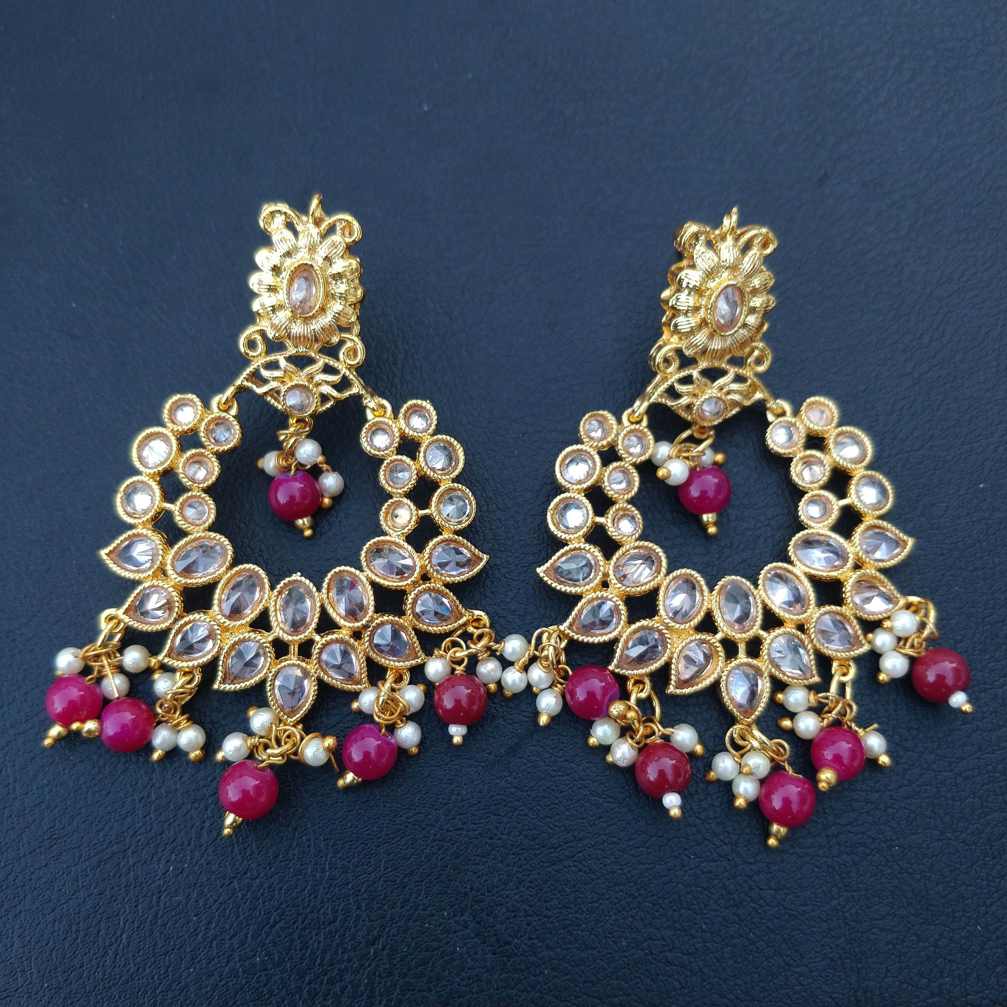American Diamond Heavy Earring For Women