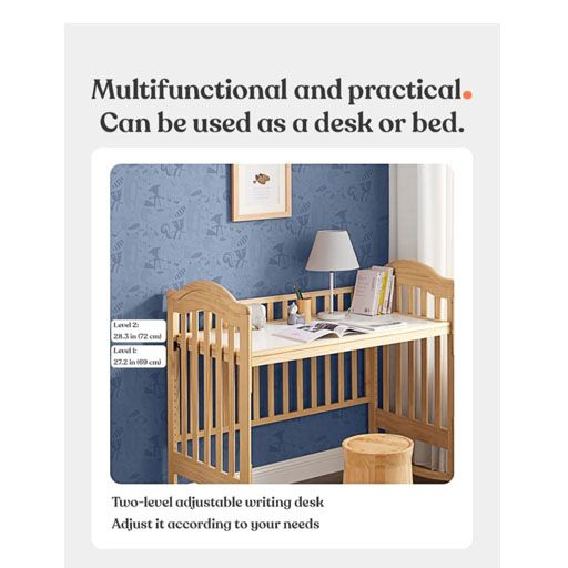 Kub-Addison cot Suitable for 0-6 Years ( 120*65)