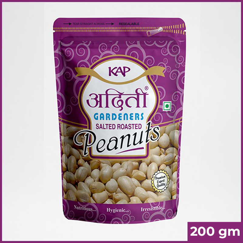 Adity Gardeners Salted Roasted Peanuts 200g