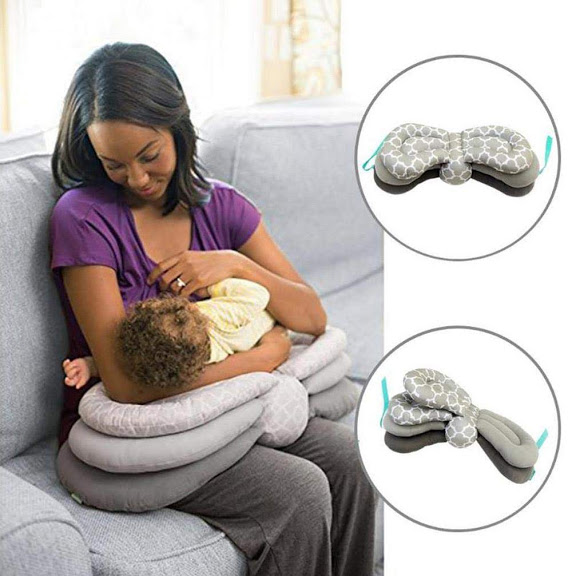 Laughing Buddha - Baby Product - Height Adjustable Caterpillar Nursing Pillow 