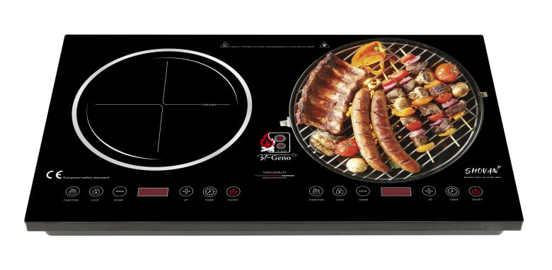 Ageno - Double Infrared Cookstove with Free Bbq Grill