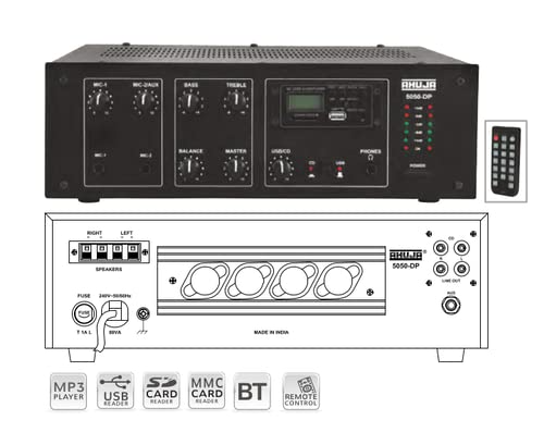 Ahuja 5050 Dp - Medium Wattage Pa Mixer Amplifier
