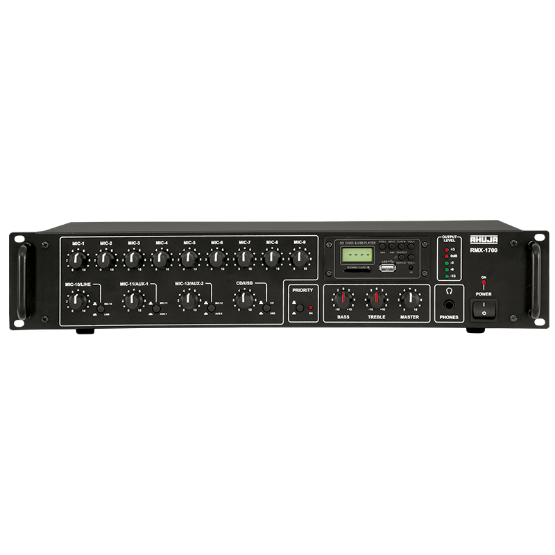Ahuja RMX-1700 | General Purpose 17 Channel Rack Mounting Preamplifier AC Operation