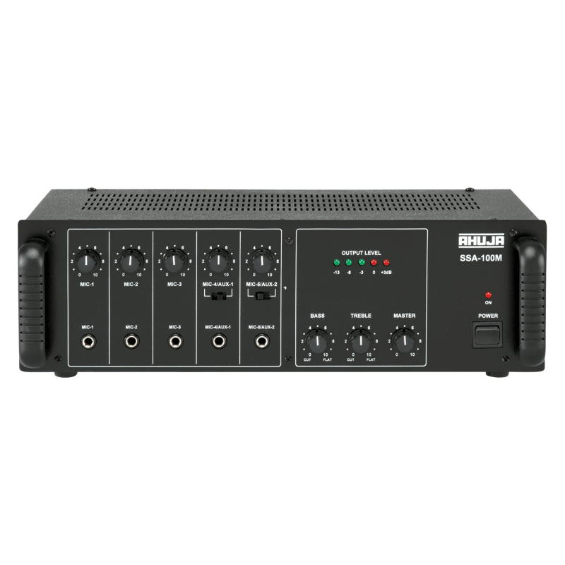 Ahuja Ssa-100 M | 100 Watts Medium Wattage Pa Mixer Amplifier