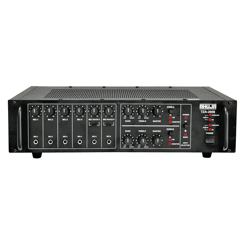 Ahuja Tza-2000 | Mixer Amplifiers 2 Zone Pa Mixer Amplifiers
