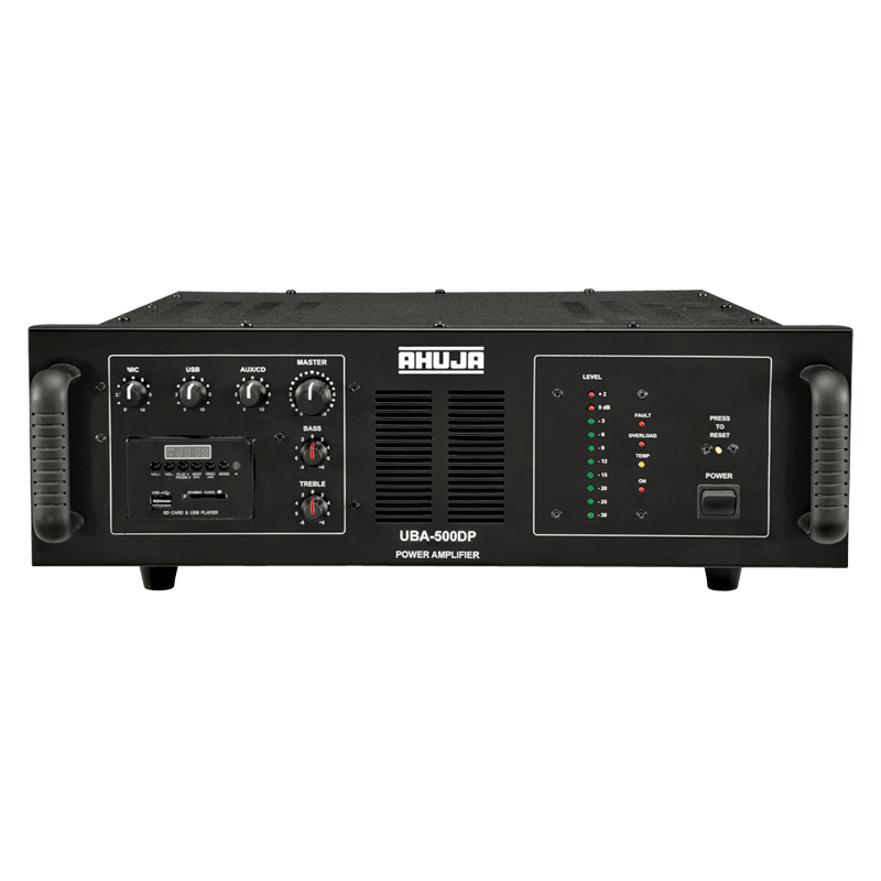 Ahuja UBA-500DP | 500 Watts with Built-In Digital Player Dj & Pa Power Amplifier