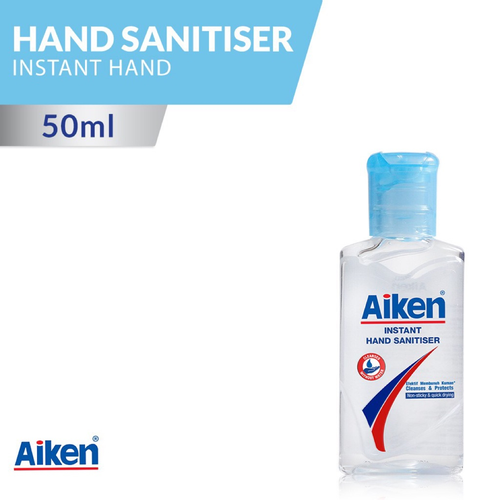 Aiken Hand Sanitizer Liquid Gel 50ml