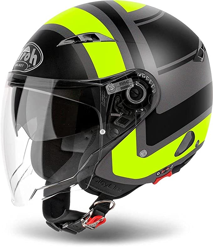Airoh Helmet City One Wrap Color Yellow Matt