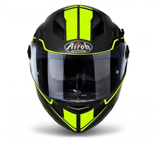 Airoh Movement-s Faster Yellow Matt Full Face Motorcycle Helmet