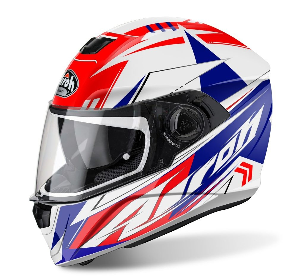 Airoh Storm Battle Red Gloss Full Face Motorcycle Helmet
