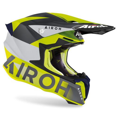 Airoh Twist 2.0 Lift Yellow Blue Matt Tw2lf31
