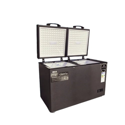Aisen Brand Anti Scratch Black Stone Chest Freezer ANCRHTBS250