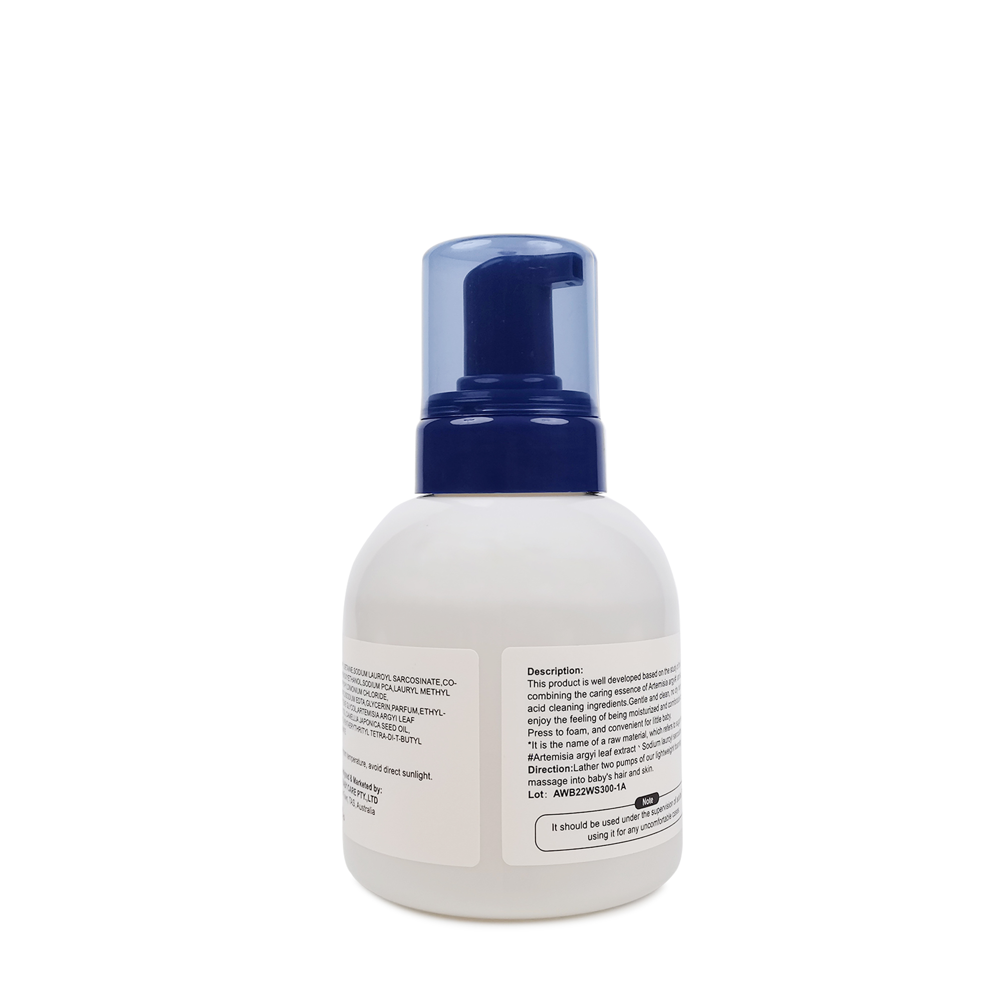 Aiwibi Baby Bubble Wash and Shampoo - 300ml