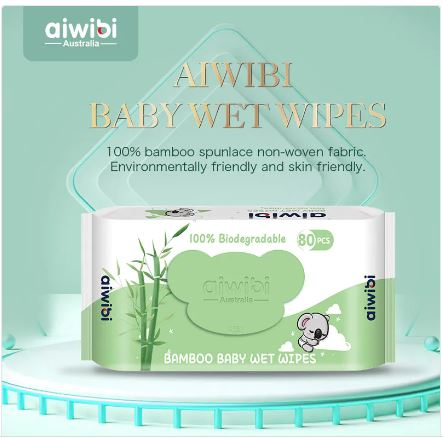 Aiwibi Bamboo Wipes 80pcs