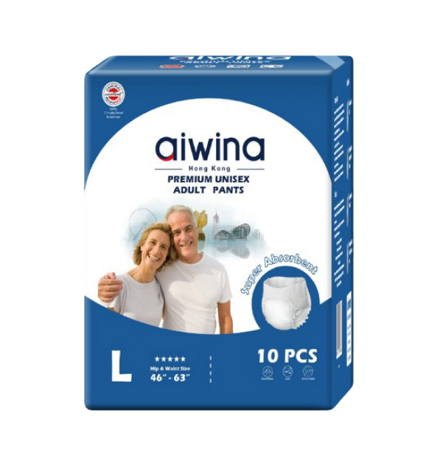 Aiwina Brand Premium Disposable Adult Pants L 10pcs