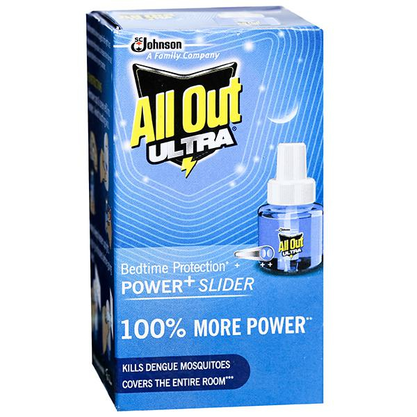 All Out Ultra Bedtime Protection Power + Slider 45ml