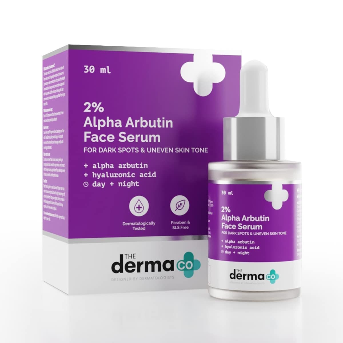 The Derma Co 2% Alpha Arbutin Face Serum for Dark Spots & Uneven Skin Tone - 30 ml(dermaco)