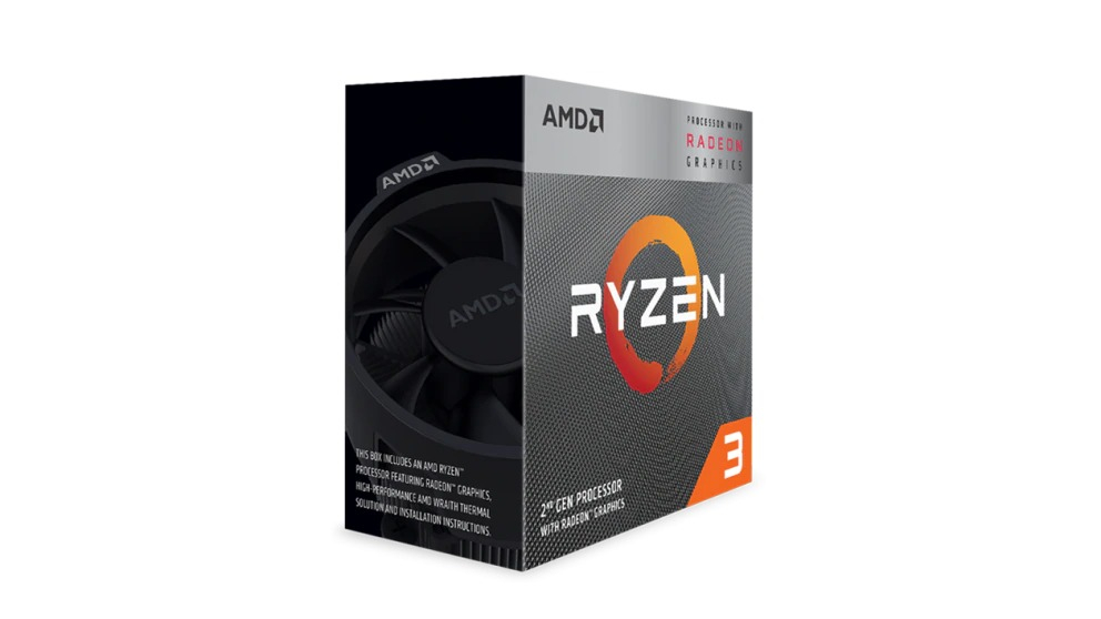 AMD Ryzen 3 PRO 3200G 4 Core 4 Thread Desktop Processor with Radeon Vega Graphics