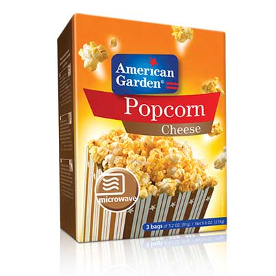 American Garden Microwave Popcorn, Cheese