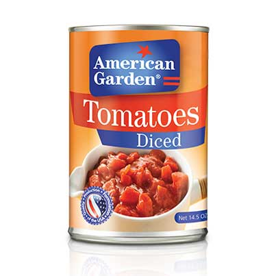 American Garden Diced Tomatoes 14.5oz (411gm)