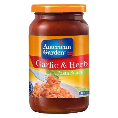 American Garden Garlic & Herb Pasta Sauce 397gm (14oz)