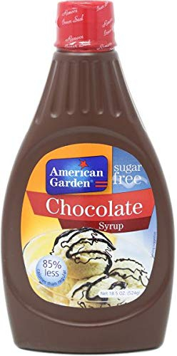 American Garden Sugar Free Chocolate Syrup, 524g