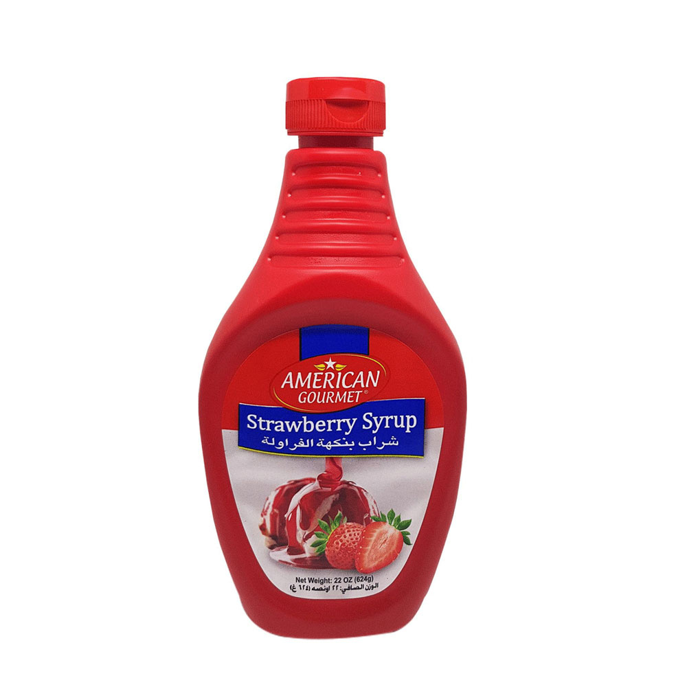 American Gourmet Strawberry Syrup 22 Oz