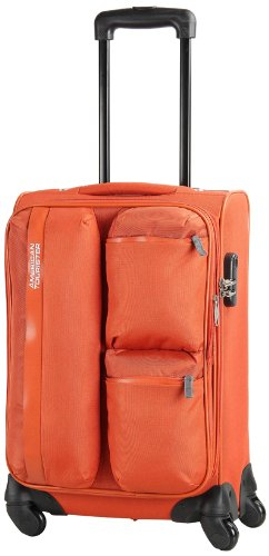 American Tourister Cairo Polyester Harvest Pumpkin Small Luggage 55 cm