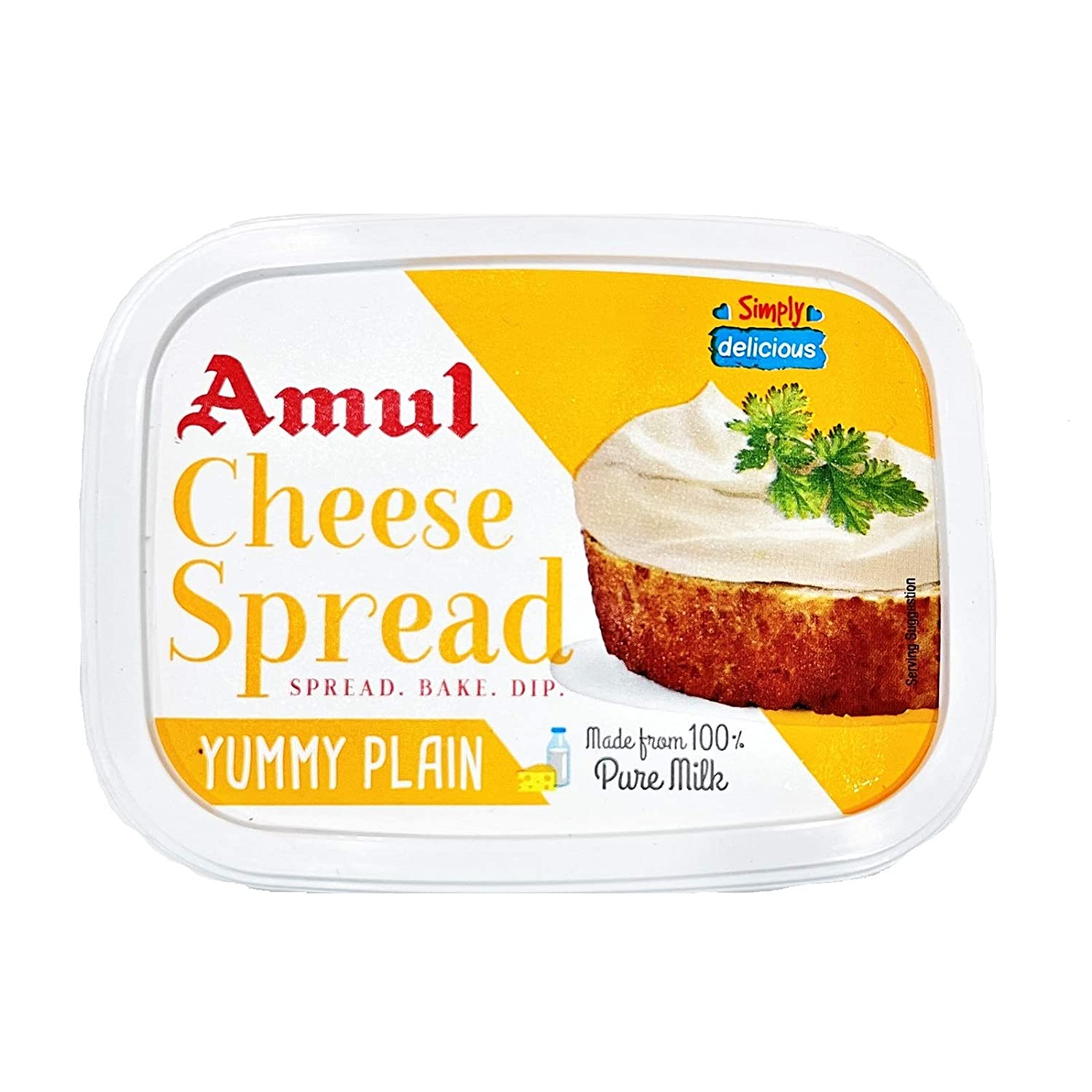 Amul cheese spread Yummy Plain 200g