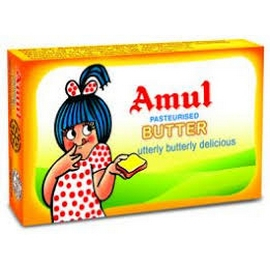 Amul Butter Chiplet 1 kg Pack of 100, each 10 gm