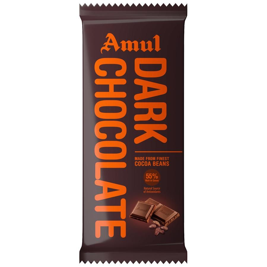 Amul Dark Chocolate 55% 40gm