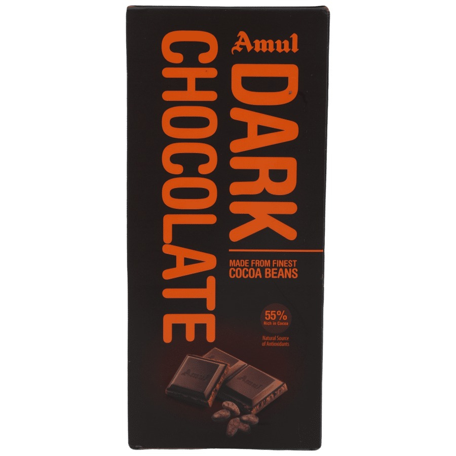 Amul Dark Chocolate 55% 150gm