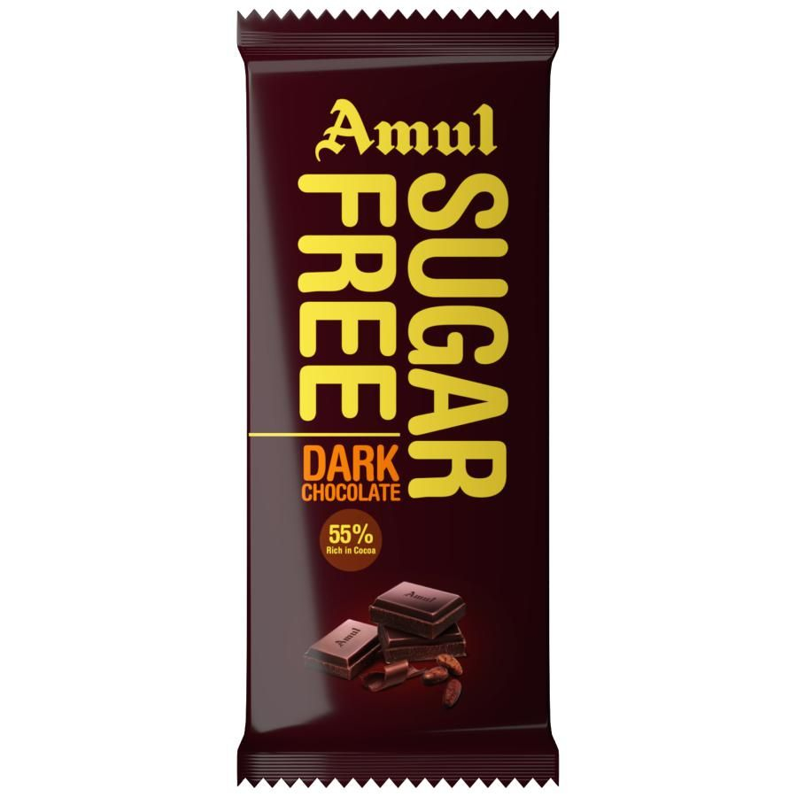 Amul Dark Chocolate Sugar Free 35gm