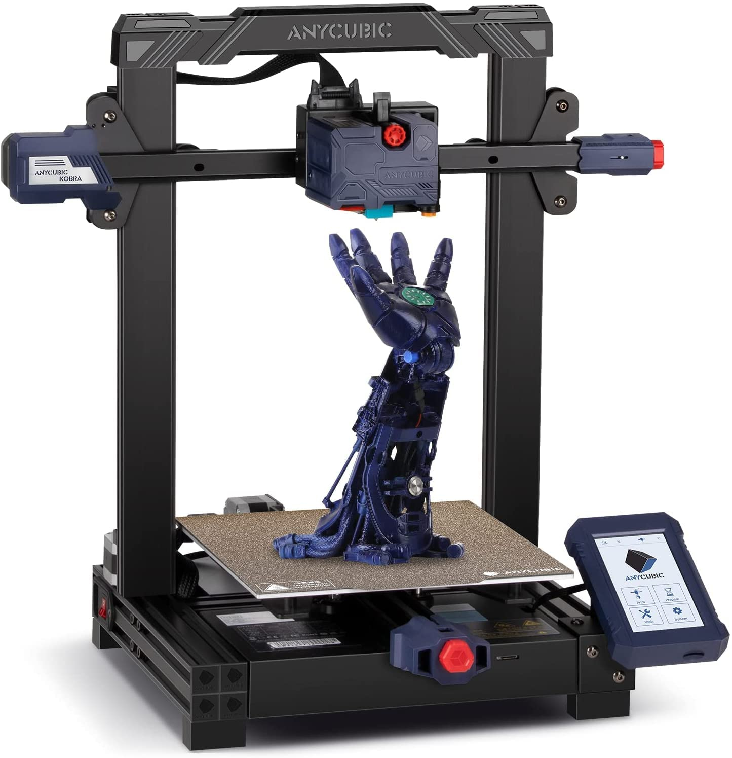 Anycubic Kobra 3D Printer Auto Leveling, FDM 3D Printers with Self-Developed ANYCUBIC LeviQ Leveling and Removable Magnetic Platform for DIY Home School Printing Size 8.7x8.7x9.84 inch