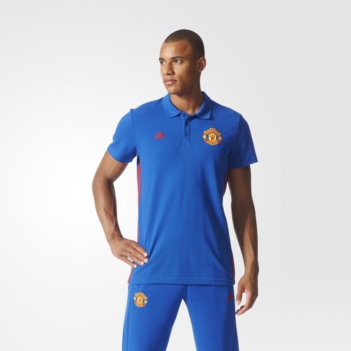 Adidas Manchester United 3 Stripe Polo Tshirt For Men AP1789