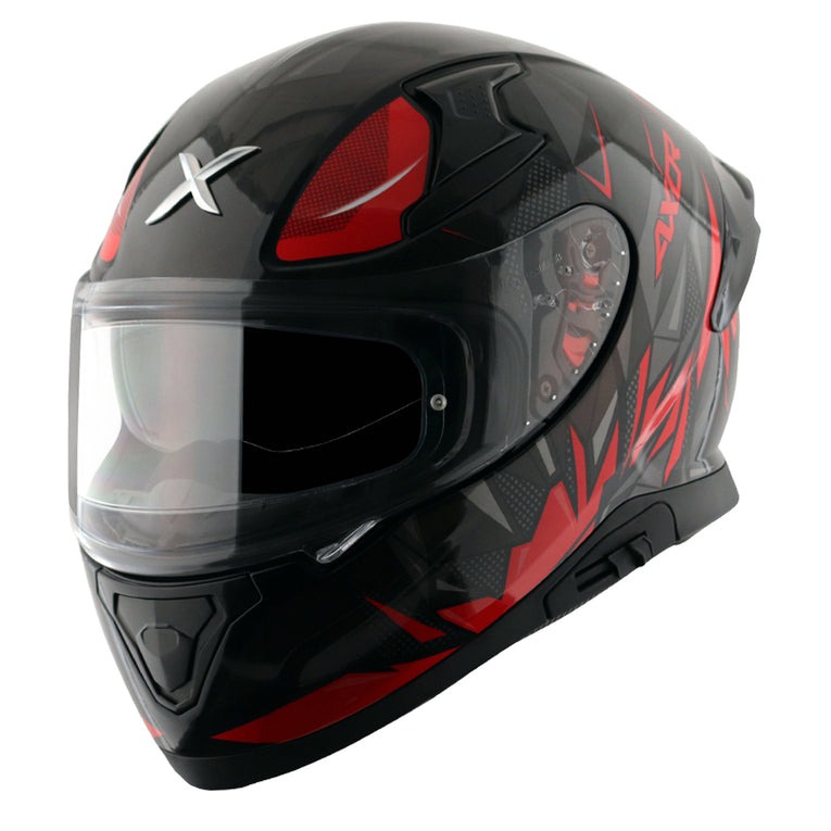 Axor Apex Hunter Helmet Black Red