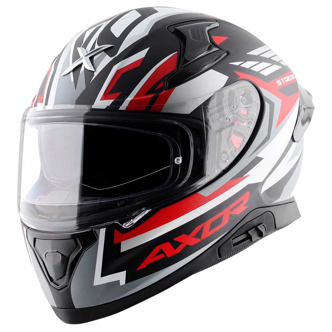 Axor Apex Streak Helmet Dull Black Red