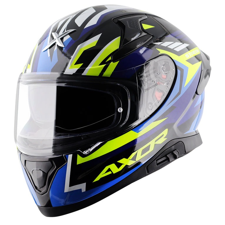 Axor Apex Streak Helmet Black Blue