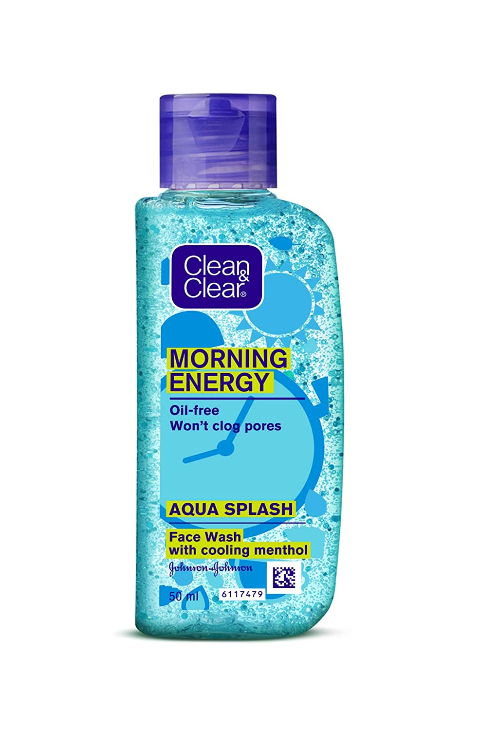  Clean & Clear Morning Energy Aqua Splash, Blue, 50ml