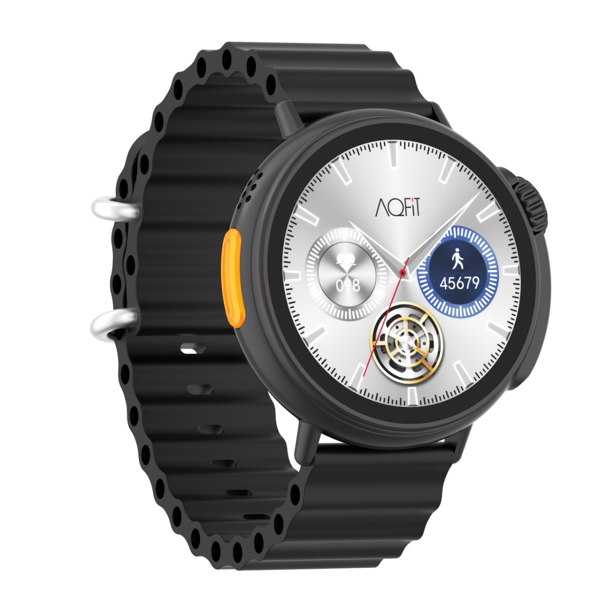 AQFIT Cosmiq+ W20 - Double Strap IPS LCD BT Calling Smartwatch | Always on Display | IP64 Water resistant (Multi-color) | 10 days Battery Life | 1-Year Warranty