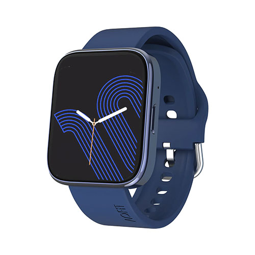 AQFIT W9 Quad BT Calling with Voice Assistant Smartwatch-Blue