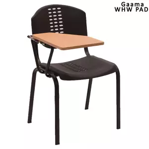 Arbiterr Gaama Half Writing Pad Visitor/Training Chair for Home/Office