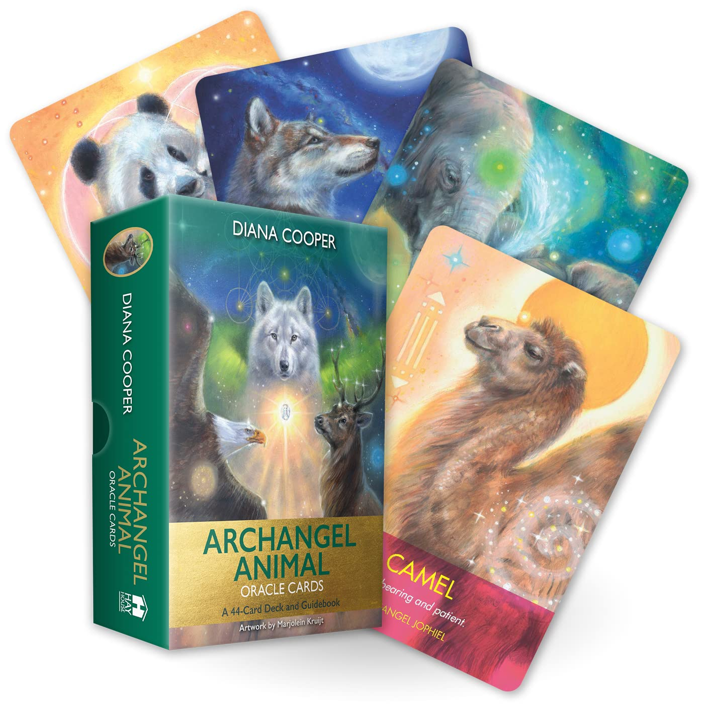 Archangel Animal Oracle Cards: A 44-Card Deck and Guidebook by Diana Cooper, Marjolein Kruijt 