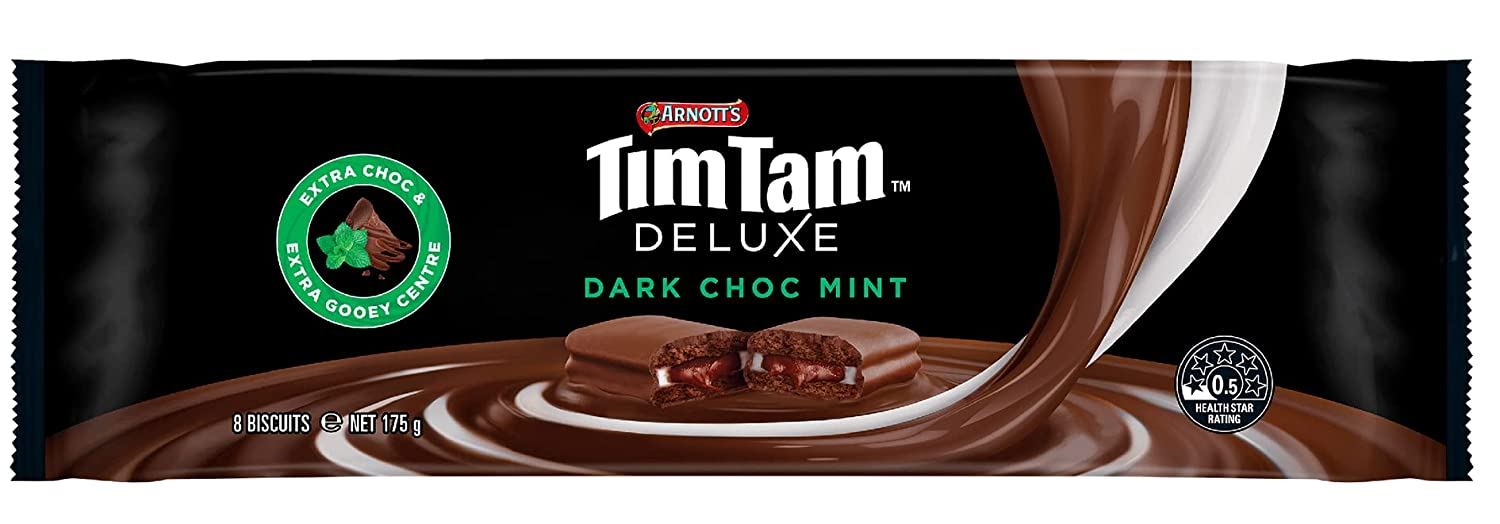 Arnott's Timtam Choco Mint 165gm