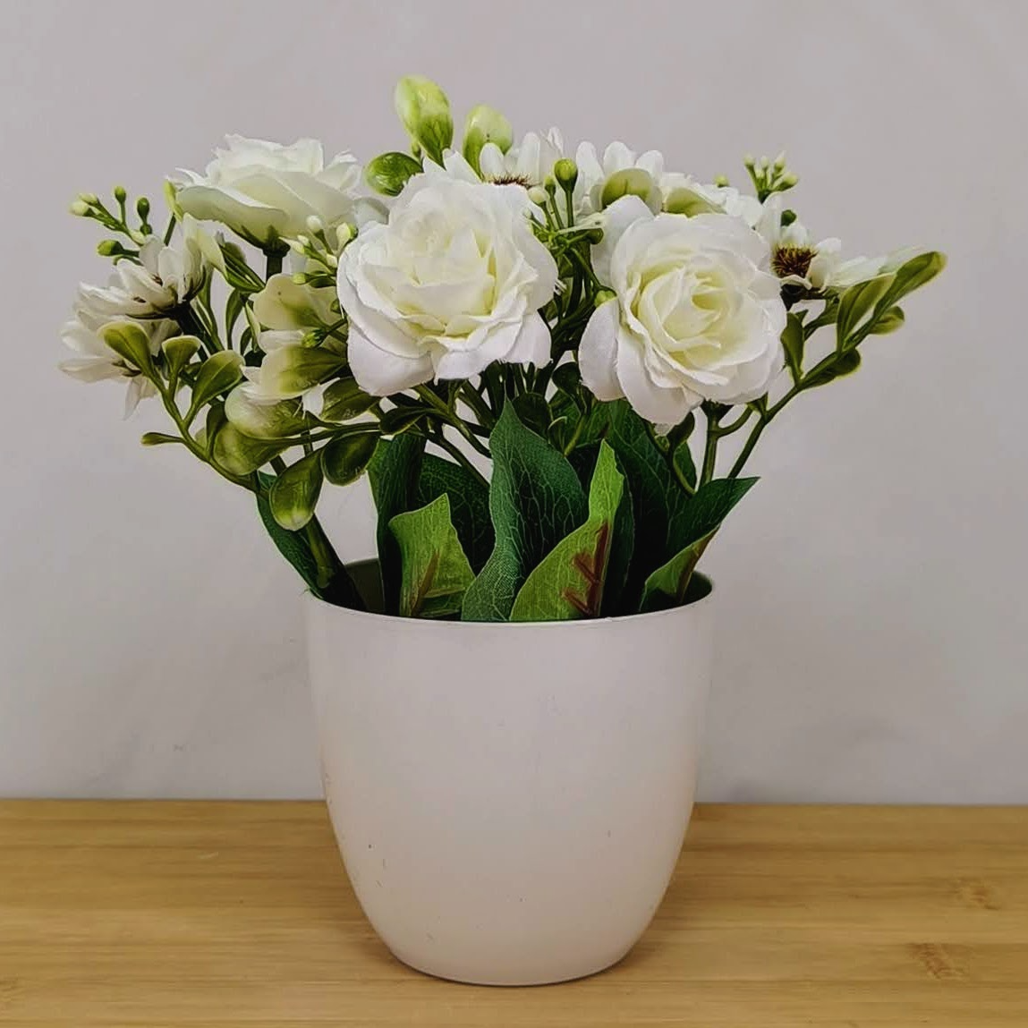 Laughing Buddha - Artificial Flower Plastic Pot (FLD-213-5)