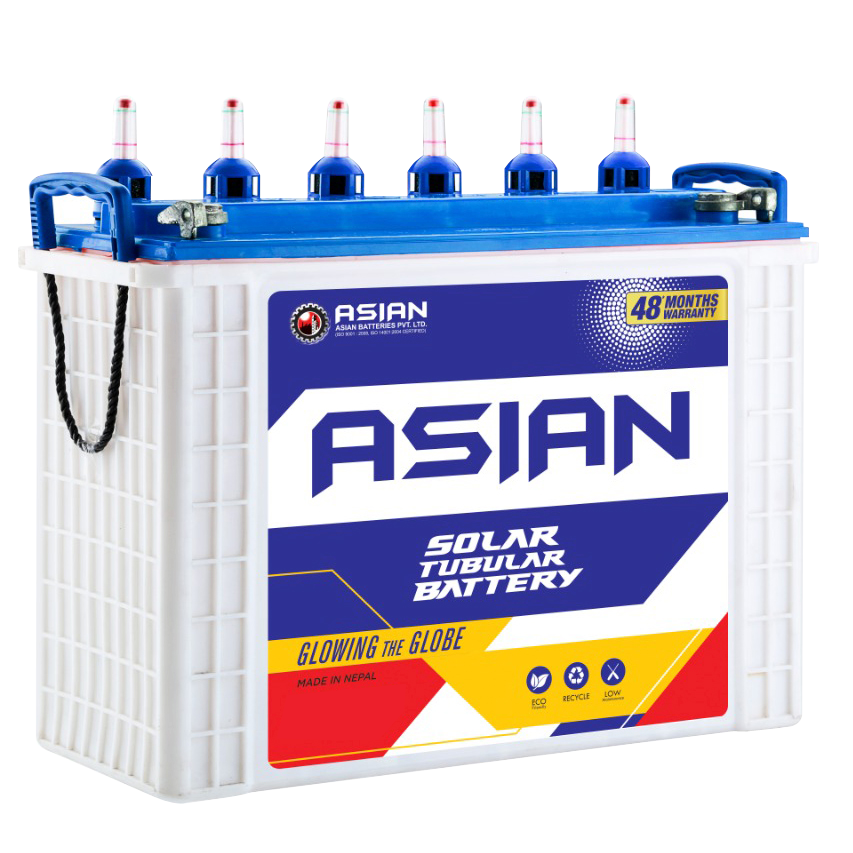 Asian Battery | Solar Tubular Batteries | AB65STB | 12V 65AH