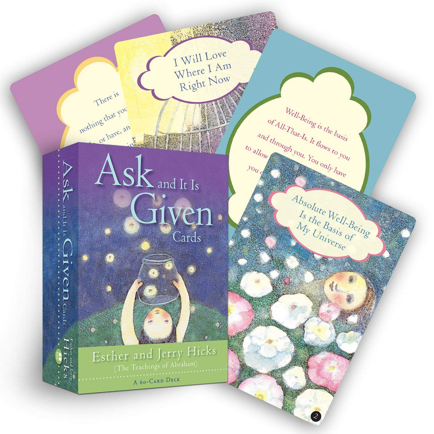 Ask and It Is Given Cards: A 60-Card Deck Plus Dear Friends Card by Esther Hicks, Jerry Hicks