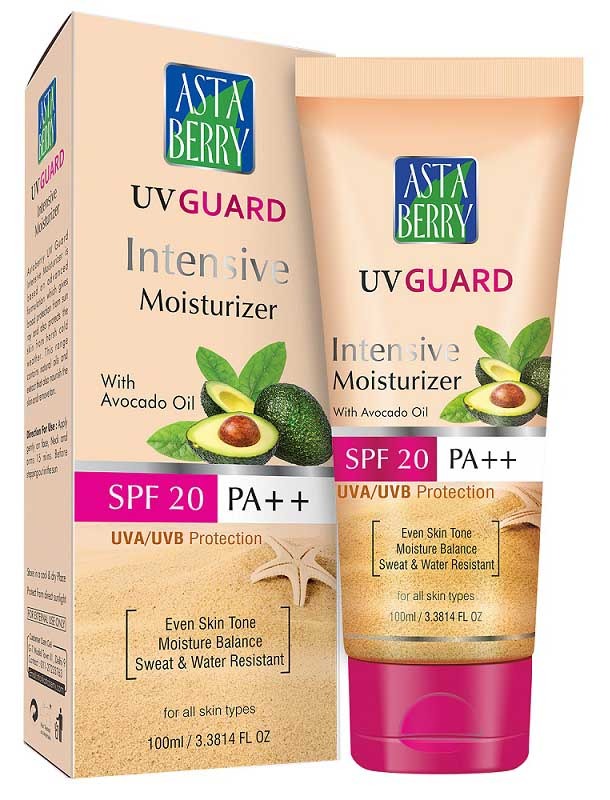 Asta Berry UV Guard Moisturizer 100ml SPF 20 PA++