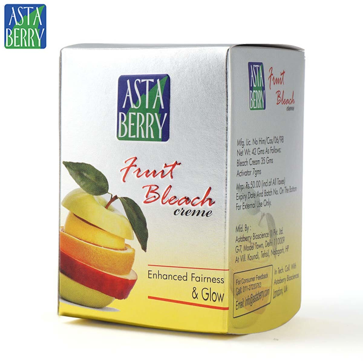 Astaberry Ikin Fruit Bleach for Enhanced fairness and glow 42gm