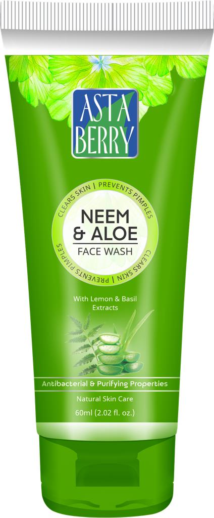 Asta Berry Neem and Aloe Facewash 60gm